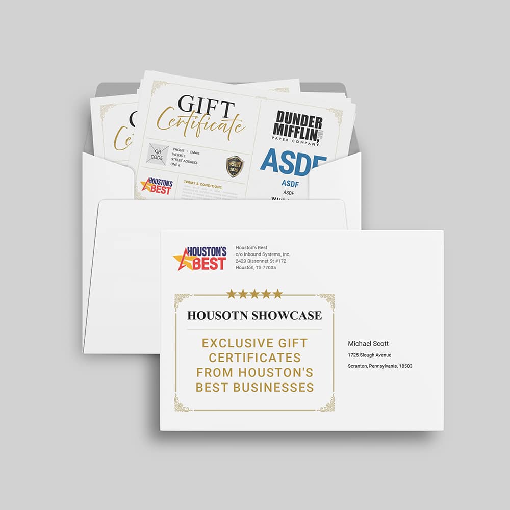 Houston Showcase Mailer